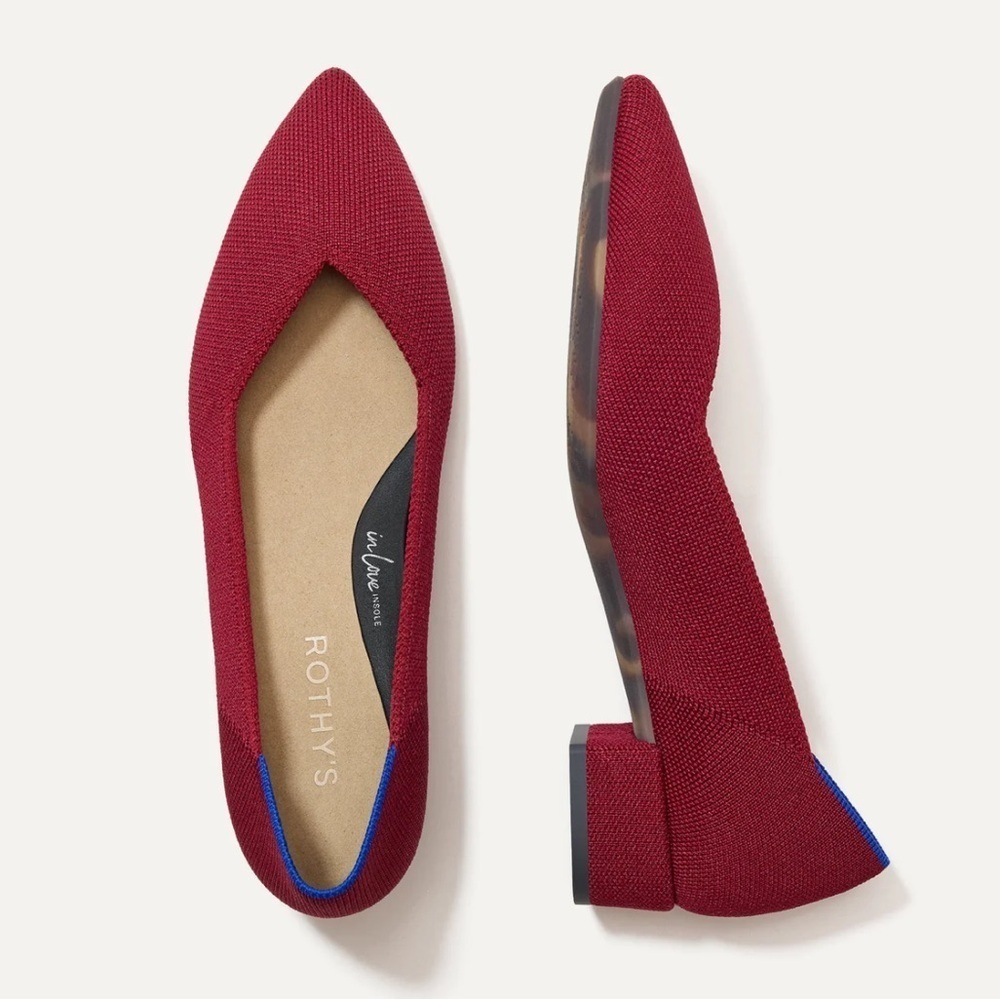 NWOB Rothy’s The High Point in Autumn Red Size 8 New Without Box